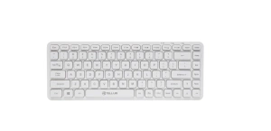 Tastatura wireless Tellur mini, alb