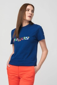 TRICOU LOGO MULTICOLOR FEMEI ROYAL BLU - Img 2