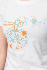 TSHIRT CASUAL F BICICLETA COLOR WHITE-S - Img 6