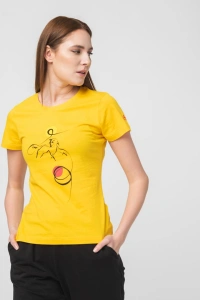 TSHIRT CASUAL F CAL PEGAS YELLOW-M - Img 4