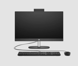 All-in-One Business HP ProOne 240 G10 cu procesor Intel Core Ultra 7 155U pana la 4.8 GHz, 24 inch, FHD, 16 GB, Intel UHD Graphics, FreeDos, Gray, 1 an Garantie