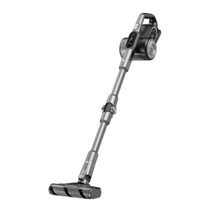 Aspirator vertical fara fir JIMMY H10 Flex, putere 600W, autonomie 80 min, senzor smart pentru detectarea prafului, tehnologie dual ciclonica, tub metalic flexibil, display led inteligent, recipient praf 0.6L, gri