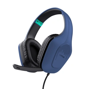 Casti Gaming Head-band Trust GXT 415B Zirox, Wired, Albastru