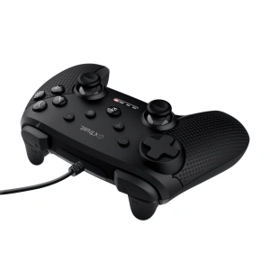 Controller cu fir Trust GXT 541 Muta, material ABS, lungime cablu 300cm, 15 butoane, compatibil cu pc, consola gaming, laptop, negru