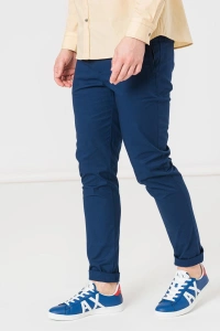 PANTALONI LUNG CASUAL BARBATI NAVY L - Img 3