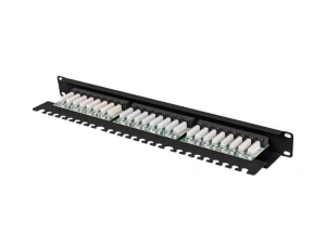 Patch panel 24 porturi 1U Cat.6 UTP ng