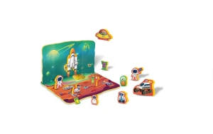PUZZLE DIN SPUMA EVA, SPATIUL COSMIC, 25 PIESE, PUEDO