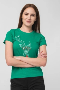 TRICOU CERB FAMILIE FEMEI K GREEN-M - Img 5