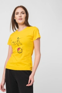 TSHIRT CASUAL F CAL PEGAS YELLOW-M - Img 1