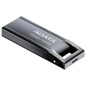 USB ADATA UR340 64GB BLACK METALIC - Img 2