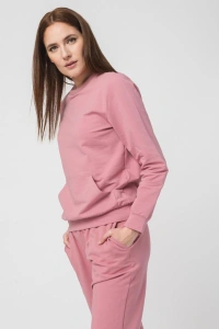 BLUZA COTON CASUAL FEMEI PINK-L - Img 2