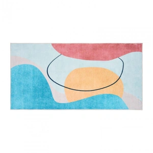 Covor printat, ERIN 70x140 cm, lavabil cu spate antialunecare, inaltime fir 3mm