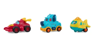 SET 3 VEHICULE ACTIONATE PRIN INERTIE, DIVERSE MODELE SI CULORI, MOMKI