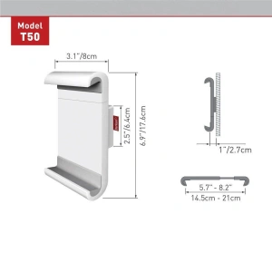 Suport tableta perete Barkan 7-12" 360° - Img 2