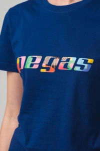 TRICOU LOGO MULTICOLOR FEMEI ROYAL BLU - Img 6