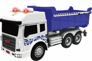 VEHICULE CU LUMINI, SUNETE SI FRICTIUNE, SCARA 1/14, 27.5CM, BASCULANTA MOV