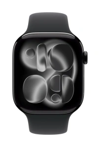 AW BAND 46MM SPORT BLACK S/M