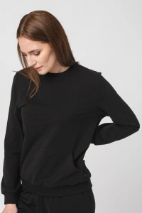BLUZA COTON CASUAL FEMEI BLACK-L - Img 5