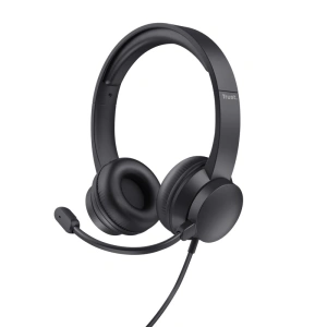 Casti Head-band Trust Ayda, Wired, Negru