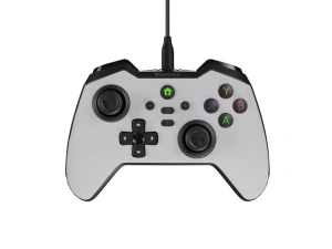 Controller cu fir Genesis Mangan 300, tip Analog/Digital, interfata USB, numar butoane 19, lungime cablu 200 cm, compatibilitate PC, ROG Ally, Nintendo Switch, Steam Deck, alb