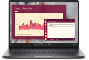 Laptop Business DELL Pro 14 PC14250, cu procesor Intel Core Ultra 7 255U, 14'' IPS, 16 GB DDR5, 1 TB SSD, Intel Graphics, Windows 11 Pro, 3 ani Garantie