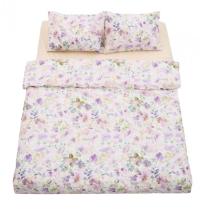 Lenjerie dubla 100% bumbac,4 piese, Alma