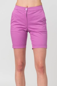 PANTALONI SCURT CASUAL FEMEI LILA XS - Img 4