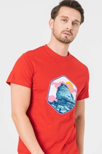 TRICOU CASUAL SFINX BARBATI RED-S - Img 1