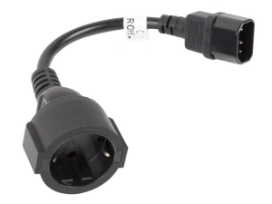 Cablu adaptor IEC 320 C14 UPS 20 cm ng