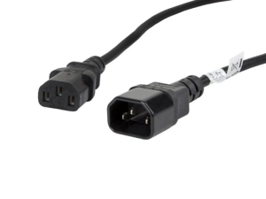 Cablu IEC 320 C13 C14 1,8 m VDE negru