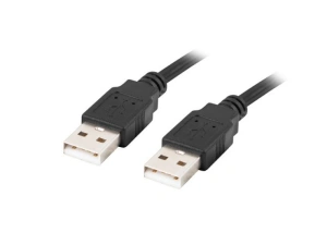 Cablu Lanberg USB-A M/M 2.0 1 m negru
