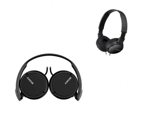 Casti Head-band Sony MDR-ZX110, Cu fir, Negru