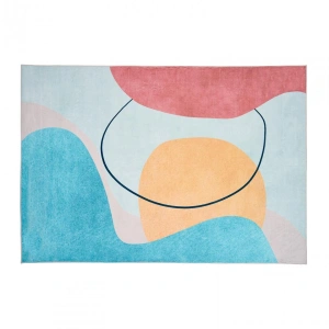 Covor printat, ERIN 160x230 cm, lavabil cu spate antialunecare, inaltime fir 3mm