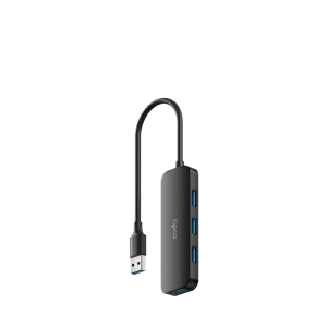CUDY 4-Port USB-A 3.0 Hub