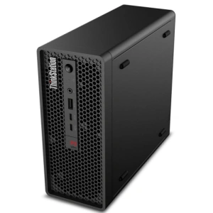 Desktop Workstation Lenovo ThinkStation P3 Ultra SFF Gen 2 cu procesor Intel Core Ultra 9 285 pana la 5.6 GHz, 64 GB DDR5, 1TB SSD, RTX 4000 Ada, Windows 11 Pro, Black, 3 ani Garantie