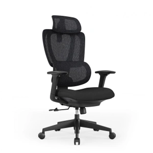Scaun birou Serioux Aeromesh, Dimensiuni (LxAxÎ): 68,5x67x111-119cm, Capacitate greutate: 150 kg, Material suprafață: Material plasă, Material cadru: Fibră de sticlă de înaltă rezistență, Tip cotieră: Cotieră 3D, Tip pârghie pneumatică: Sistem de