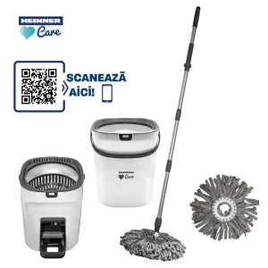 SET CURAT.PEDALA WASH&DRY,CLEANSTEP, GRI - Img 2