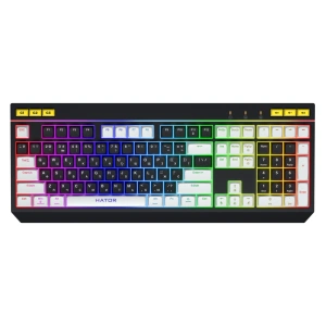 Tastatura membrana Hator Icefall ng-alb