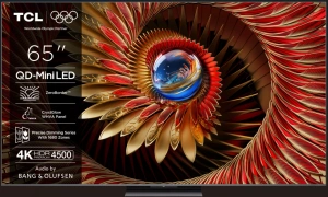 Televizor TCL QD-MiniLED 65Q8C, 164 cm, Smart Google TV, 4K Ultra HD, 144Hz, Bang & Olufsen