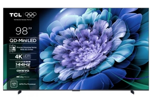 Televizor TCL QD-MiniLED 98C61K, 248 cm, Smart Google TV, 4K Ultra HD, 144Hz, Onkyo