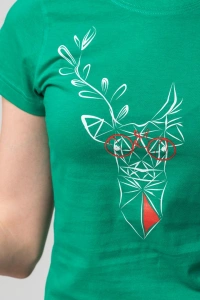 TRICOU CERB FAMILIE FEMEI K GREEN-M - Img 6