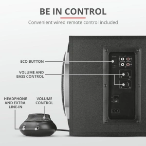 Trust Tytan 2.1 Speaker Set - black - Img 4