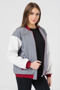 W JACHETA BOMBER GRI GRENA M - Img 2