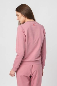 BLUZA COTON CASUAL FEMEI PINK-L - Img 3