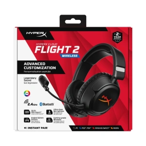 Casti Gaming Head-band HyperX Cloud Flight 2, Fara Fir, Negru