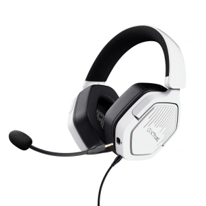 Casti Gaming Head-band Trust GXT492W Carus, Wired, Alb
