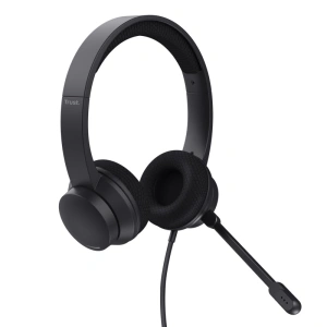 Casti Head-band TRUST Ayda, Cu fir, noise-canceling, Negru