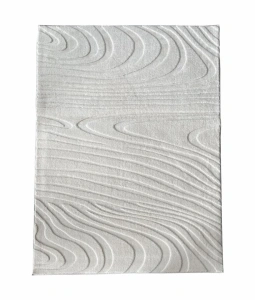 Covor, model in relief,Wave,200x300 Crem