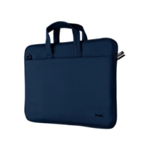 Geanta laptop Trust Bologna Slim, albastra, 2 ani garantie