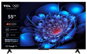Televizor TCL LED 55P61K, 139 cm, Smart Google TV, 4K Ultra HD